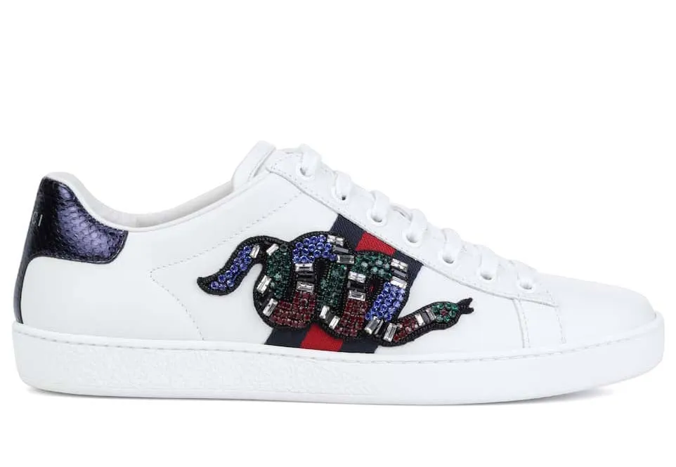 Ace leather sneakers Snake