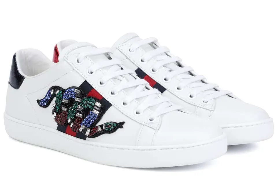 Ace leather sneakers Snake