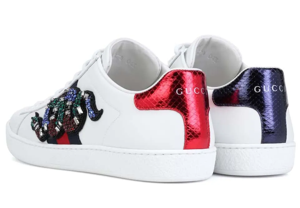 Ace leather sneakers Snake