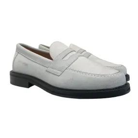 AIME LEON DORE/Loafers/US 5/Suede/WHT/penny loaferrs