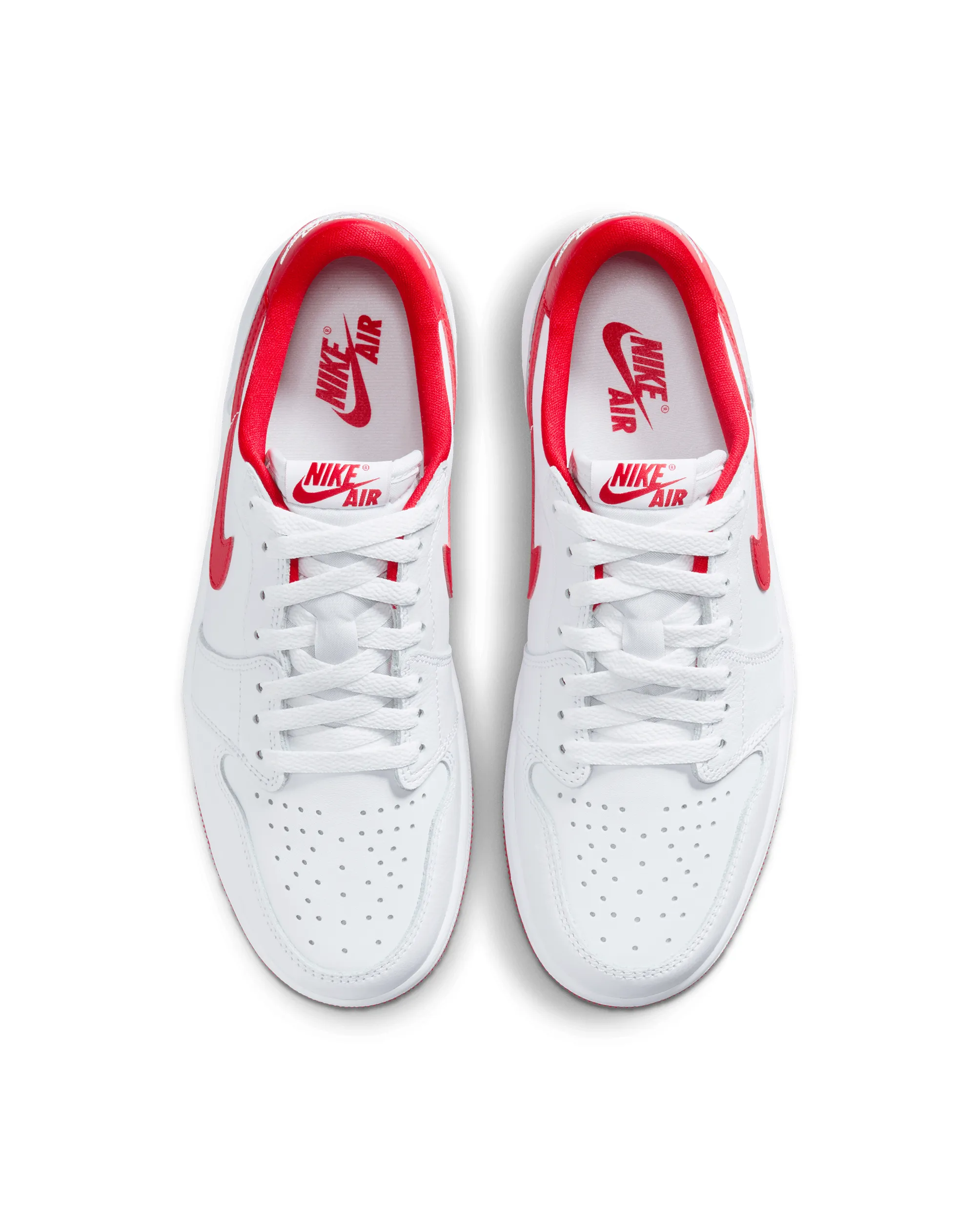 Air Jordan 1 Low OG - White / University Red