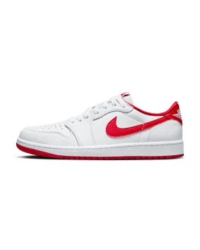 Air Jordan 1 Low OG - White / University Red