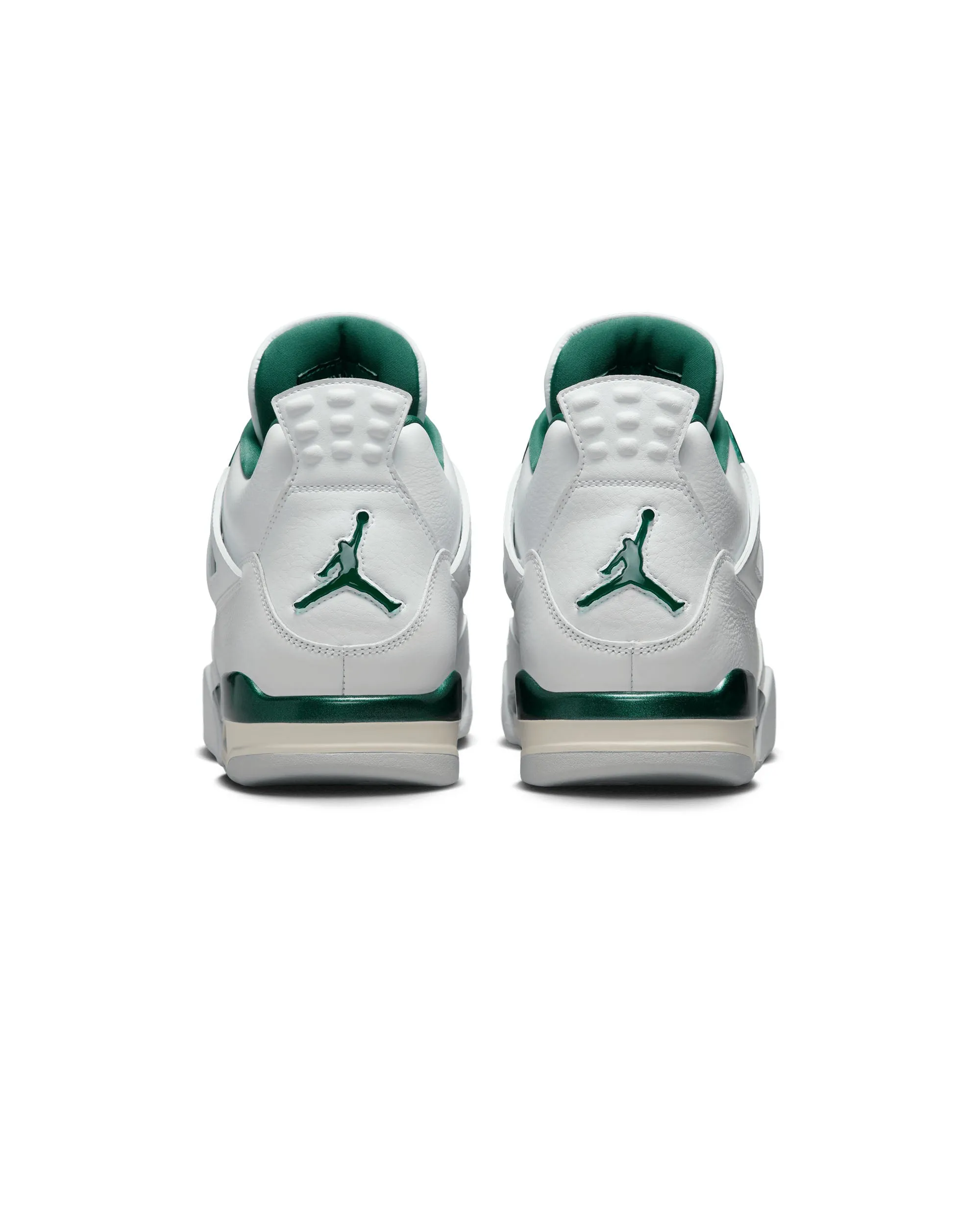 Air Jordan 4 Retro GS - White / Oxidized Green / Neutral Grey