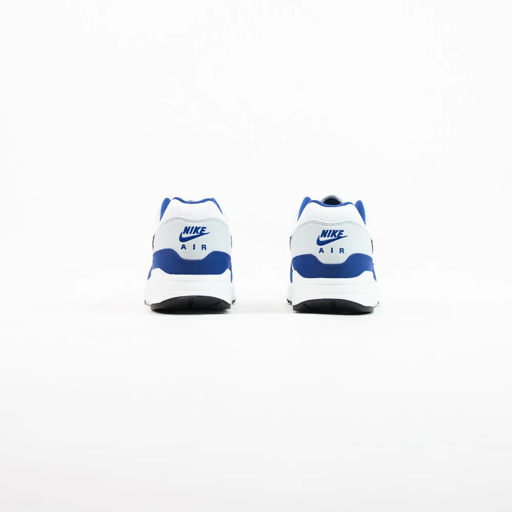 Air Max 1 (White/Black/Deep Royal Blue)