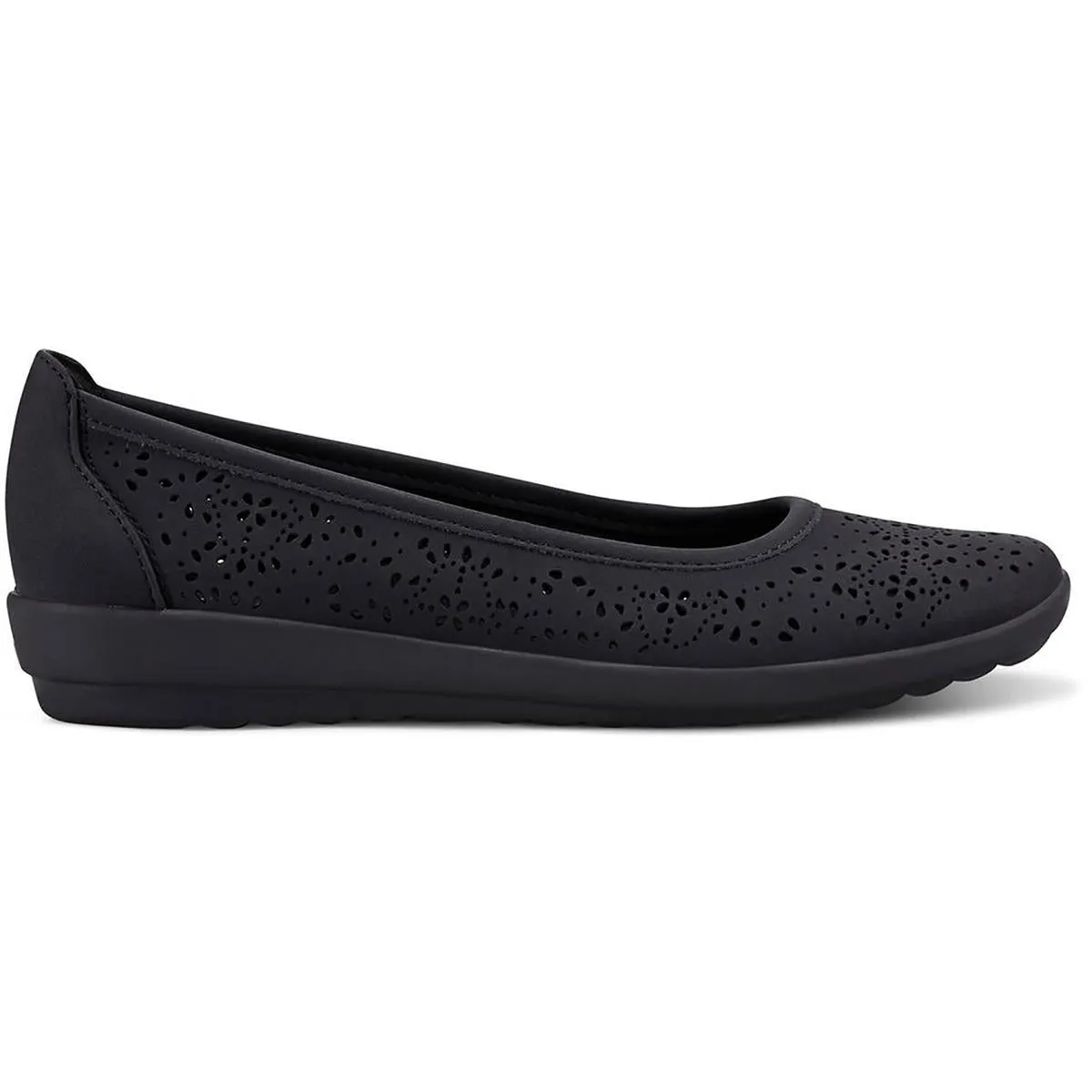 Alessia 3 Womens Padded Insole Faux Leather Ballet Flats