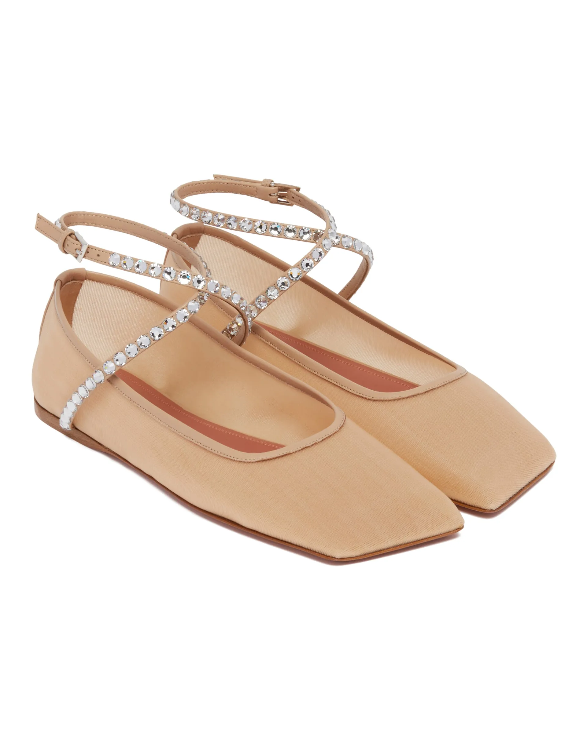 Ane Beige Mesh Flats