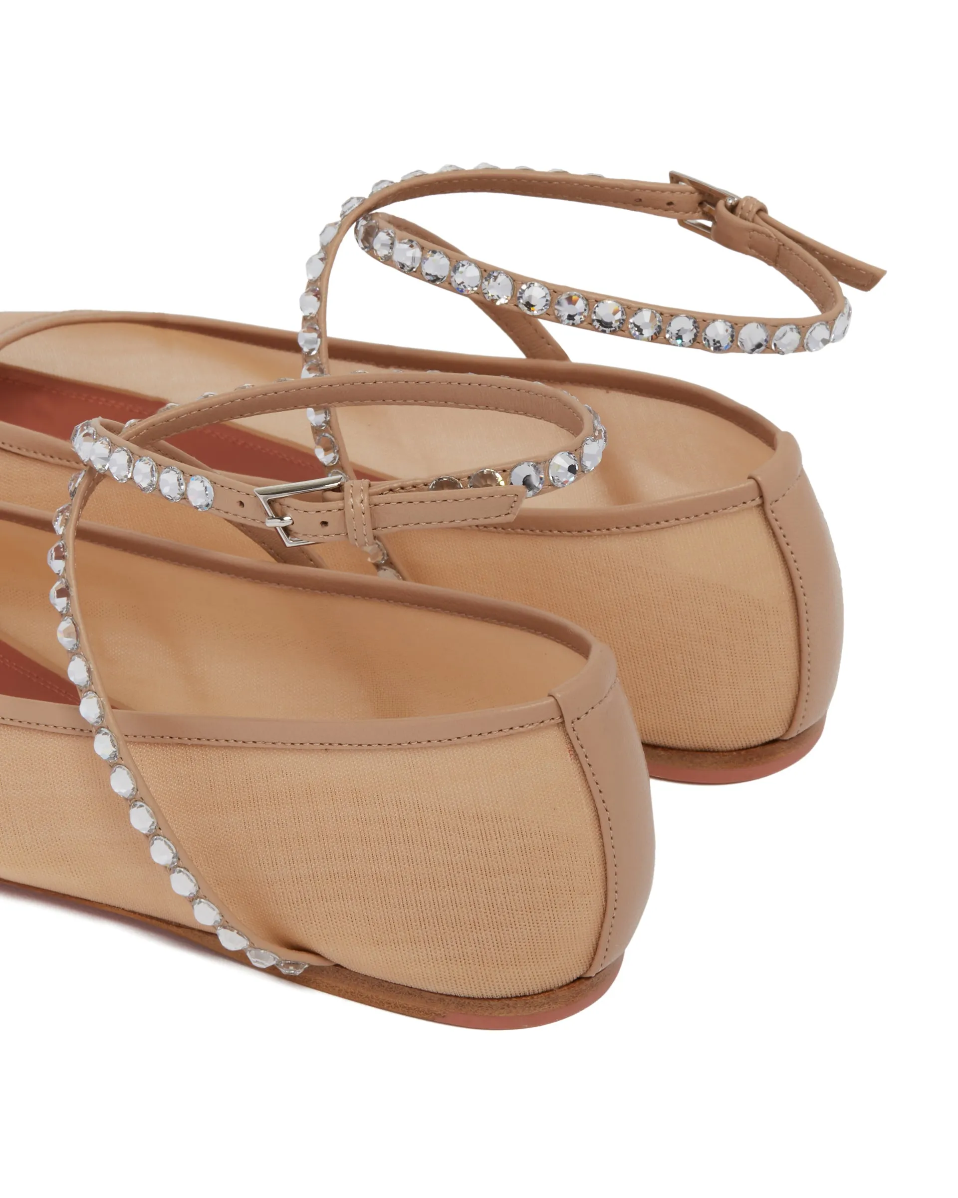 Ane Beige Mesh Flats