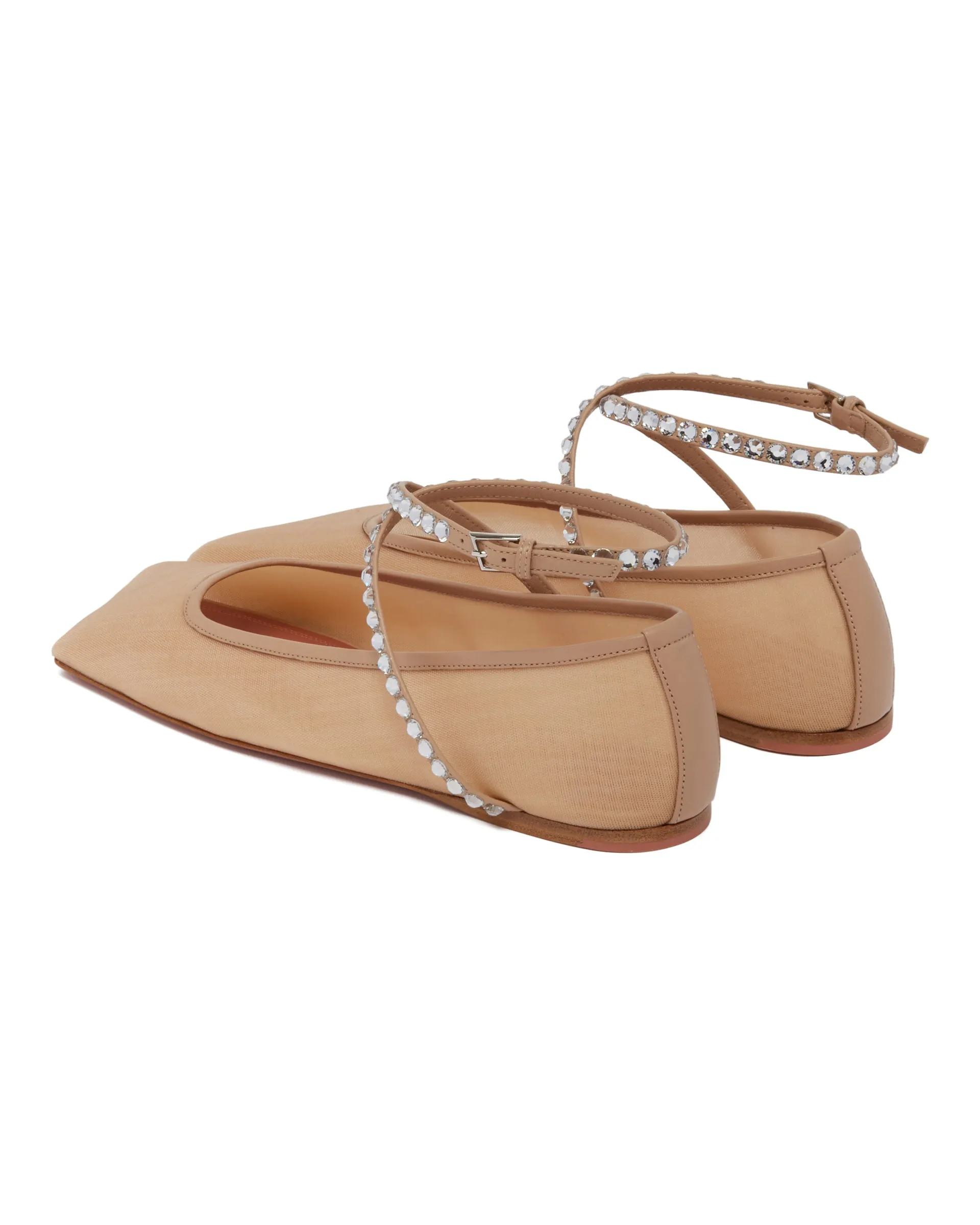 Ane Beige Mesh Flats