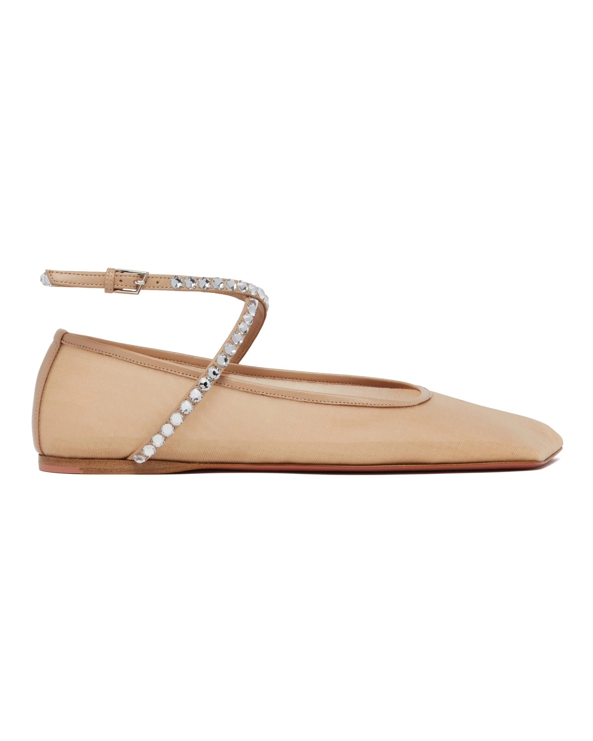 Ane Beige Mesh Flats