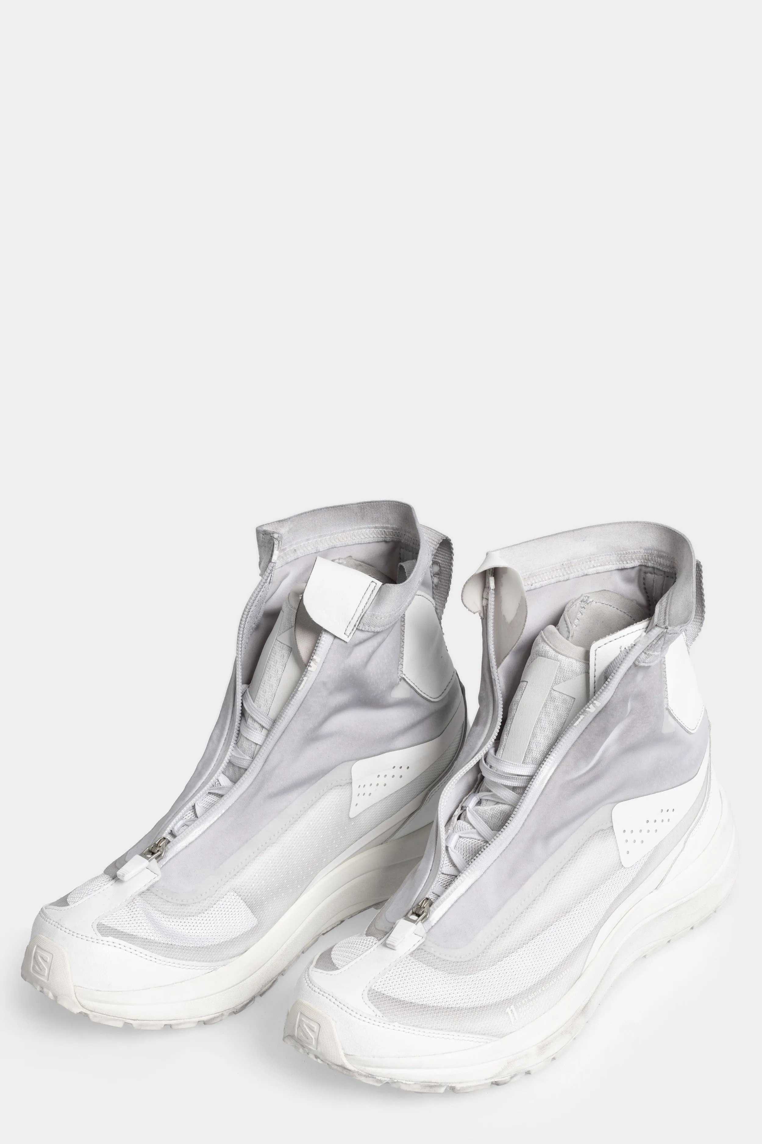 BAMBA2 - Object dyed high top sneakers, Ice grey