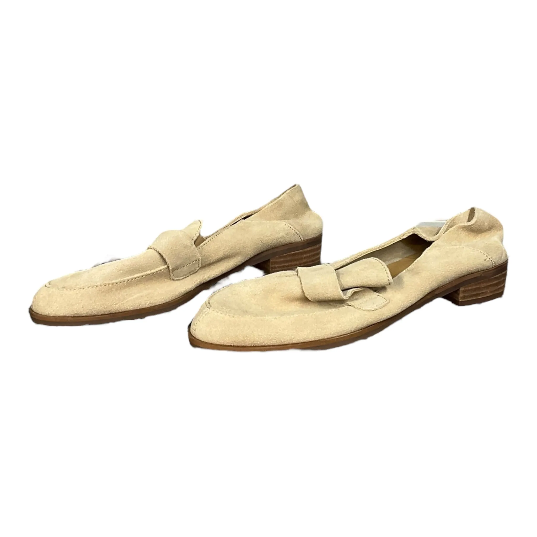 Beige Shoes Flats Lucky Brand, Size 8