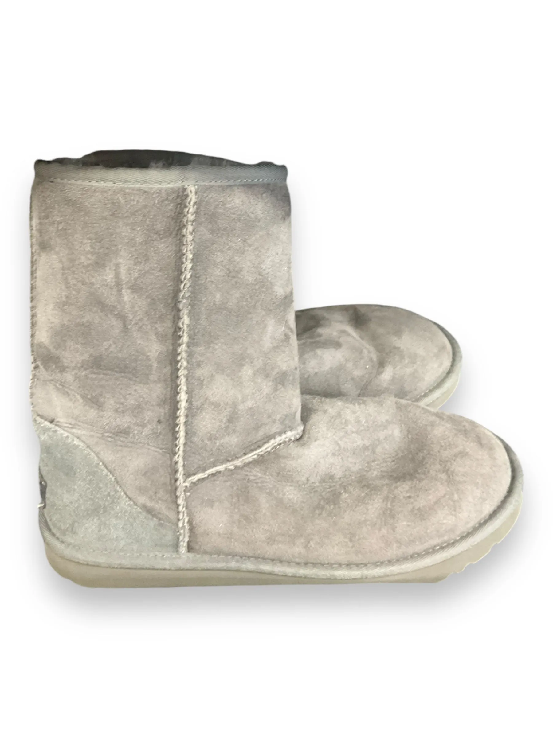 Boots Ankle Flats By Ugg In Grey, Size: 8