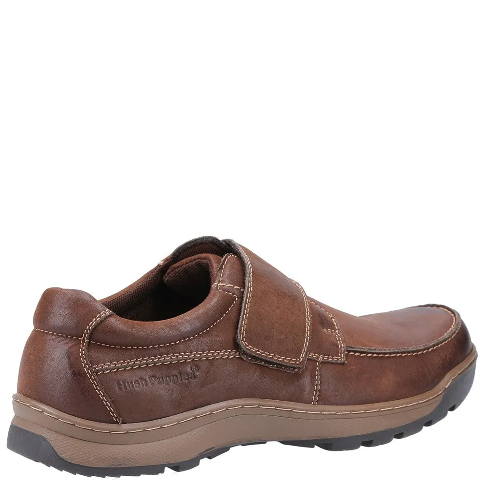 Brown Casper Touch Fastening Shoes