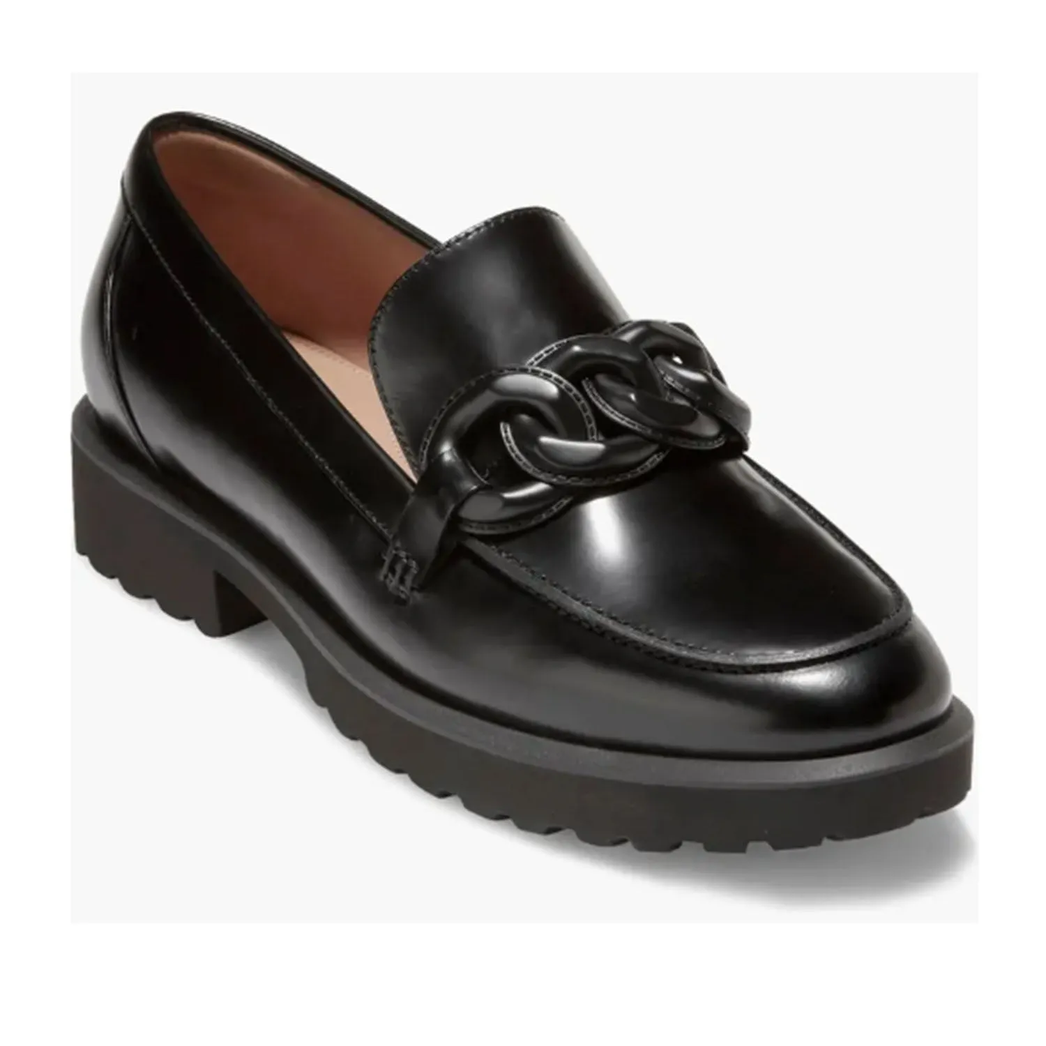 Cole Haan Women's Geneva Chain Loafer in Black