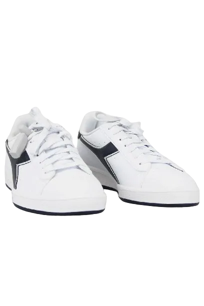 Diadora Denim Leather White-Blue Sneaker