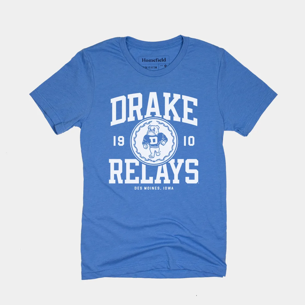 Drake Relays Retro Running Bulldog Tee