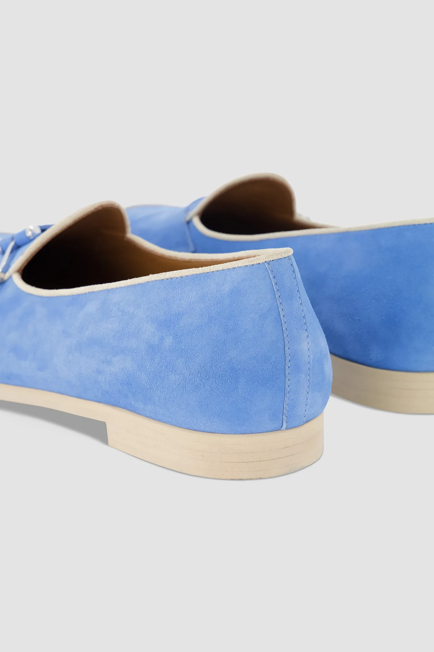 Edhen Milano Comporta Go Blue Suede Loafers