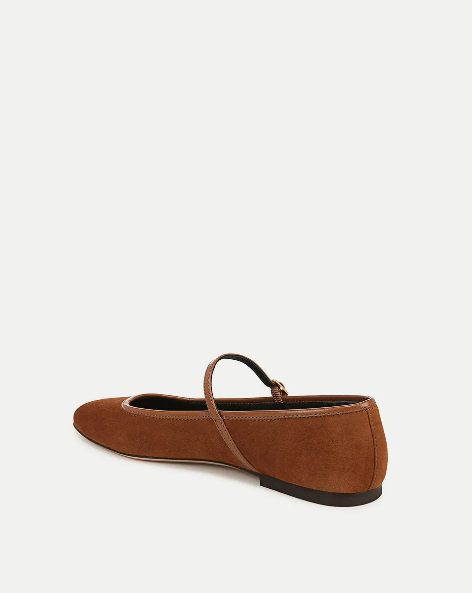 Ellie Suede Flat