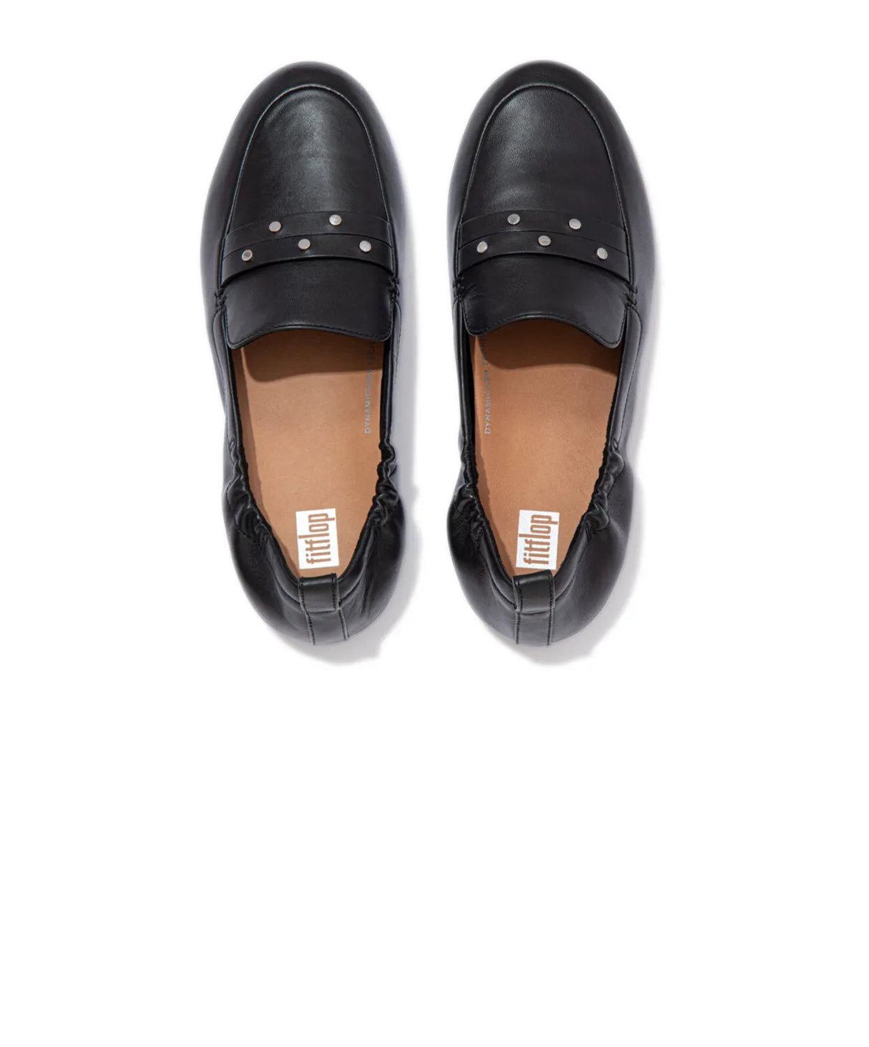 FitFlop Allegro Studded Loafers Black