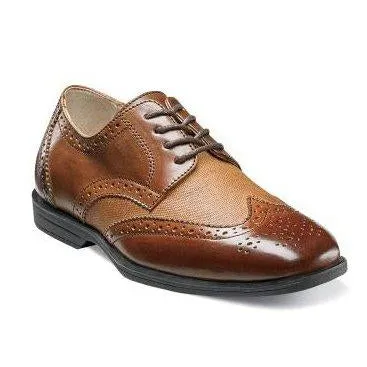 Florsheim Kid's Shoe Reveal Wingtip Jr. w/linen 16574-964