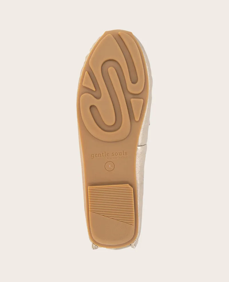 GENTLE SOULS - Madison Leather Tailored Flat