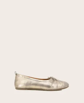 GENTLE SOULS - Marilyn Leather Pleated Ballet Flat