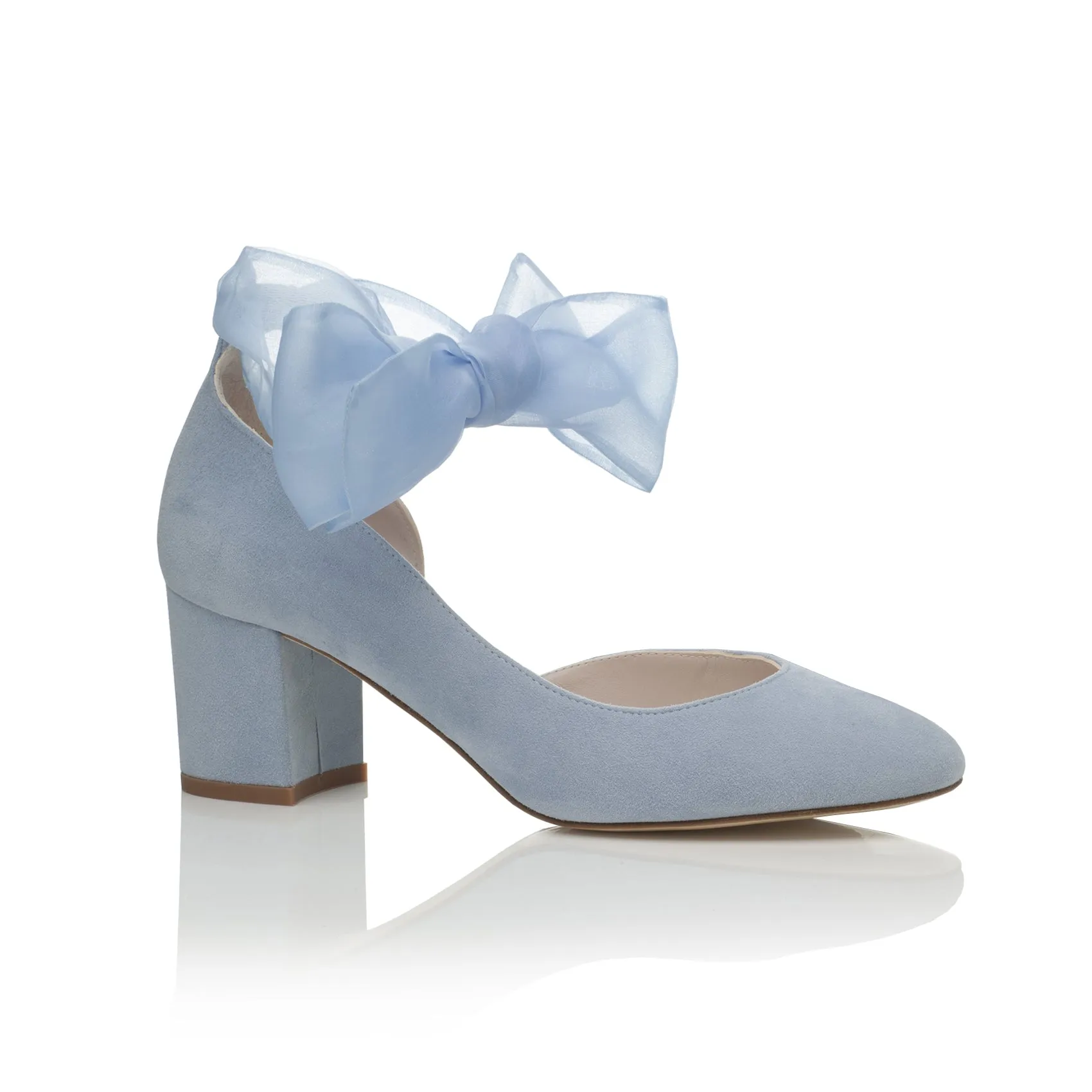 Hetty Mid Blue Organza Wide