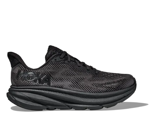 Hoka Clifton 9 Black Black Men's