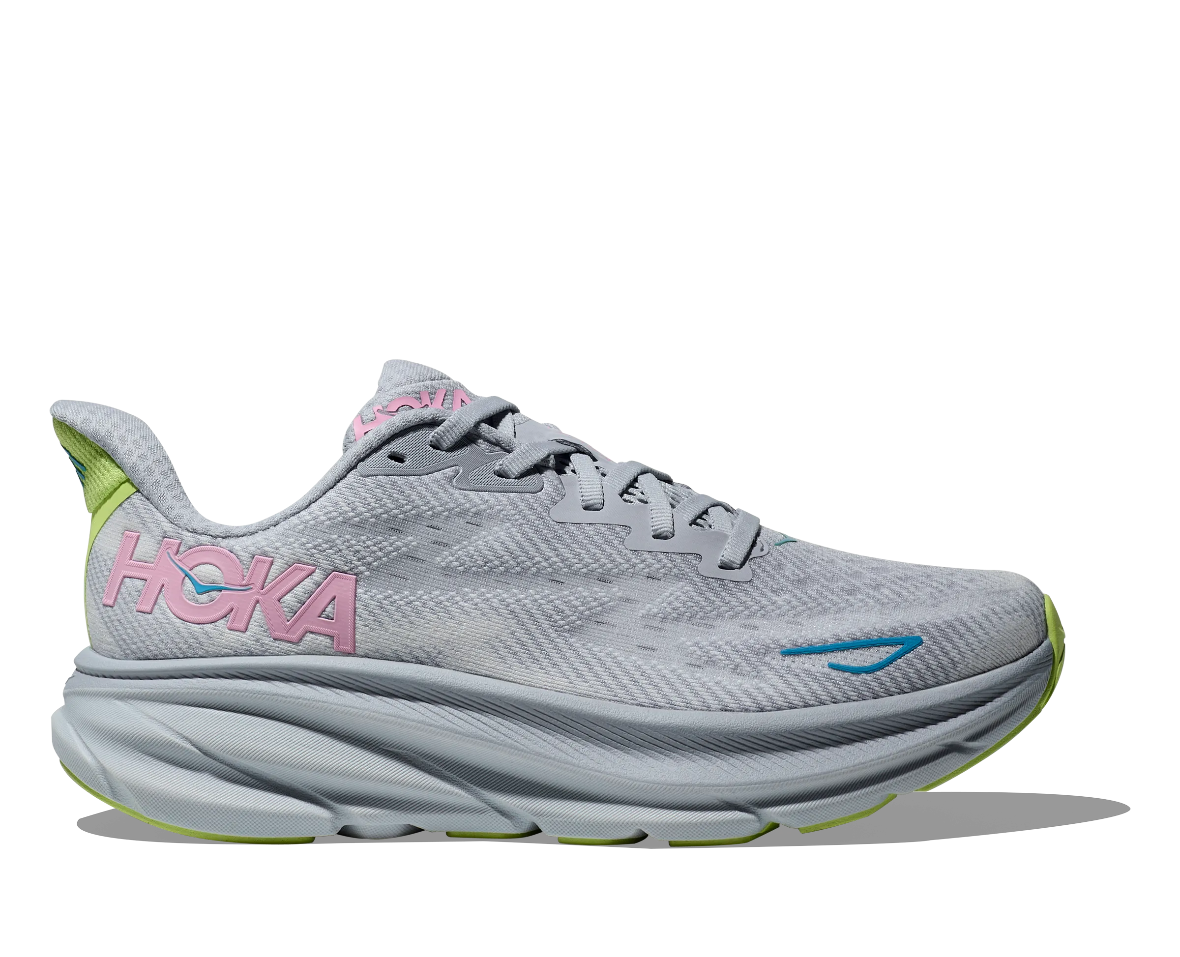 Hoka | Clifton 9 | Gull / Sea Ice | Dames