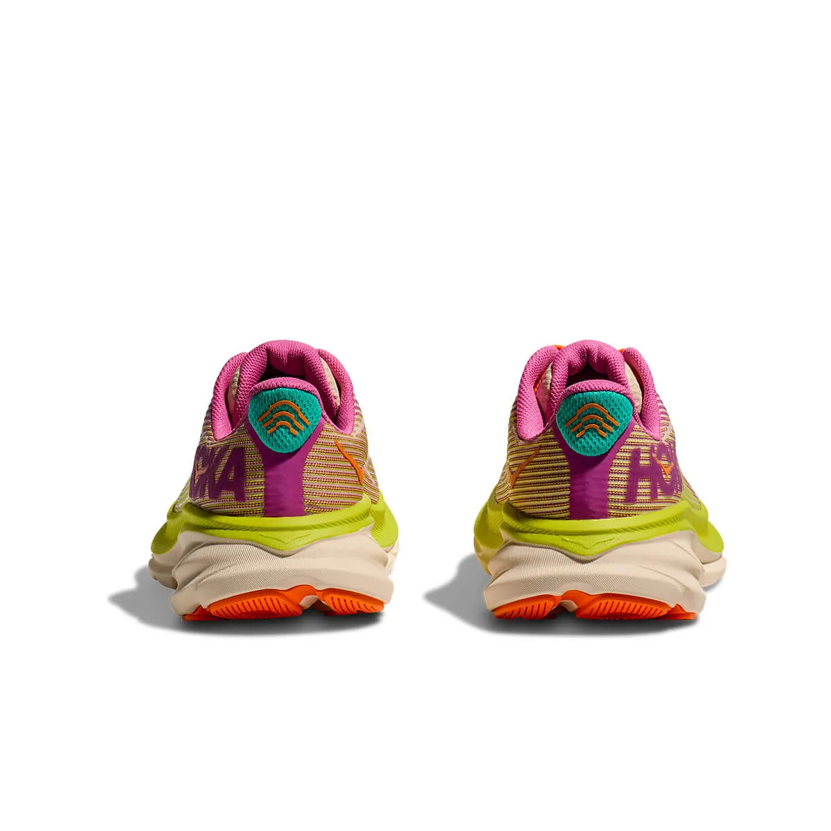 Hoka Clifton 9 Junior | Fuchsia / Vanilla