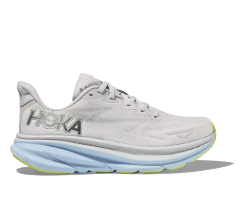 Hoka Clifton 9 WIDE Nimbus Cloud Ice White Women's