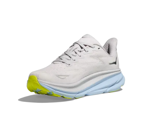 Hoka Clifton 9 WIDE Nimbus Cloud Ice White Women's