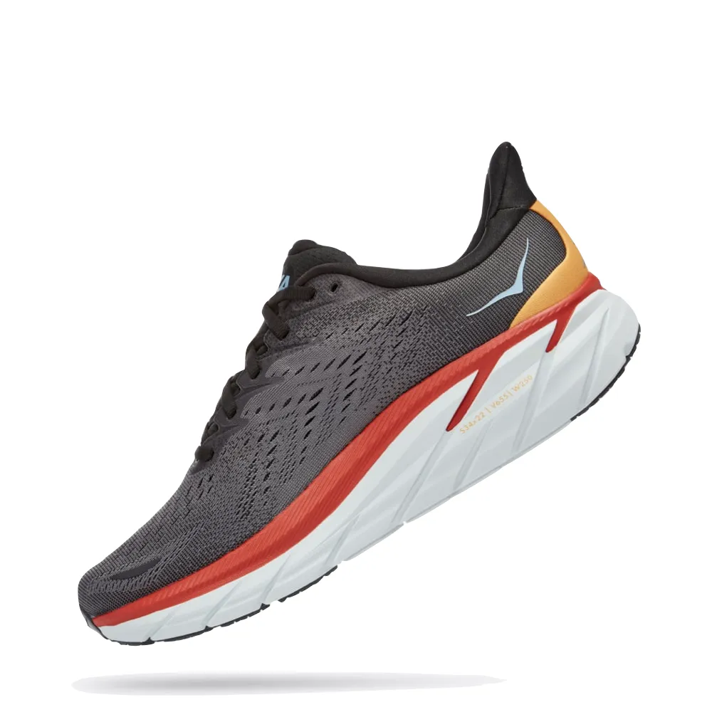 Hoka Men's Clifton 8 Runner (Anthricite/Castlerock)