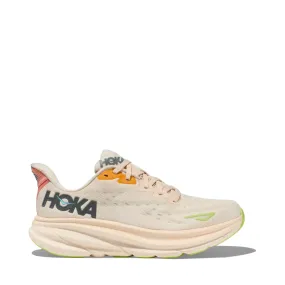 Hoka Women's Clifton 9 Sneaker in Vanilla/Astral