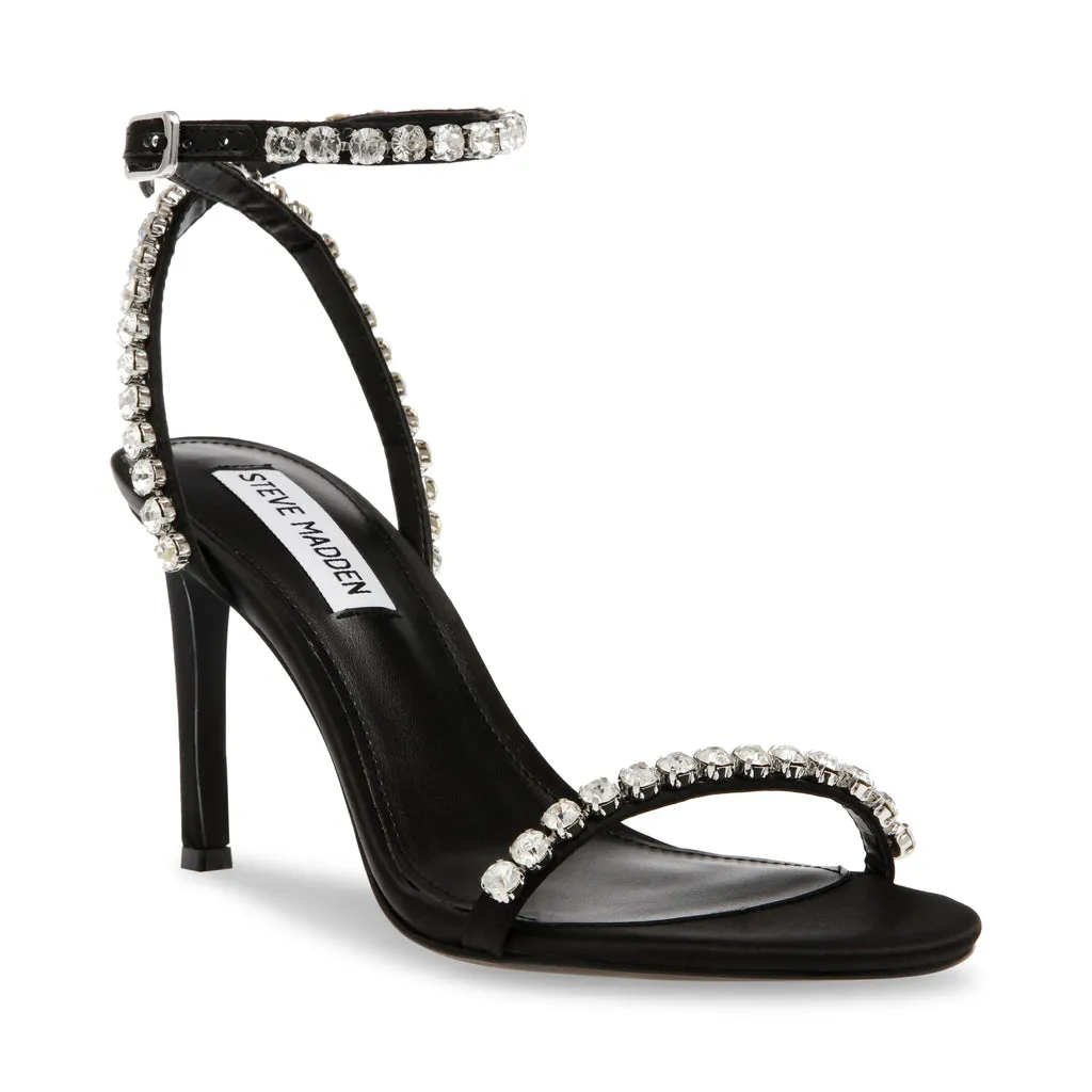 Jazzy Belle Sandal BLACK SATIN