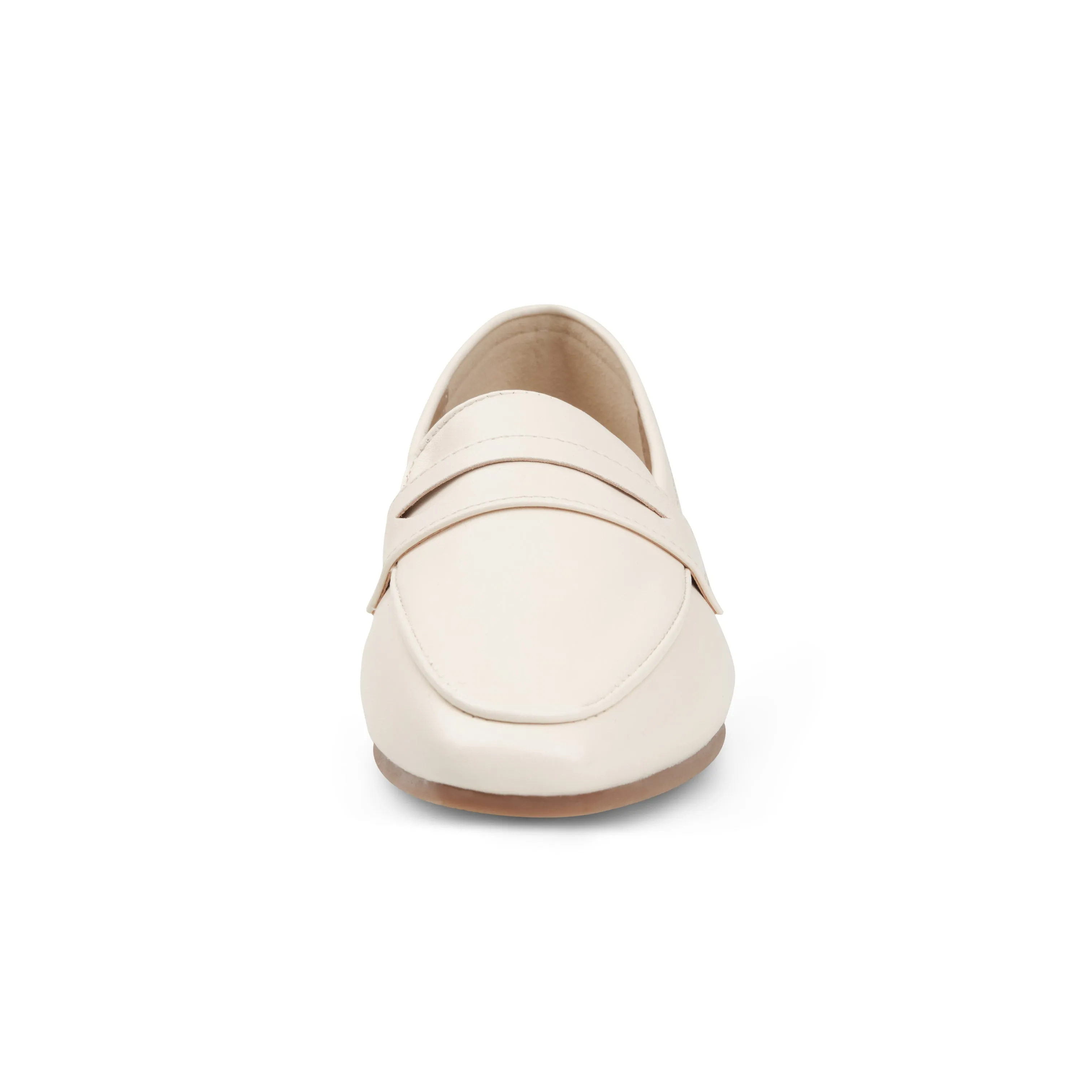 Kenni II Leather Loafers - Creamy White (BEI)