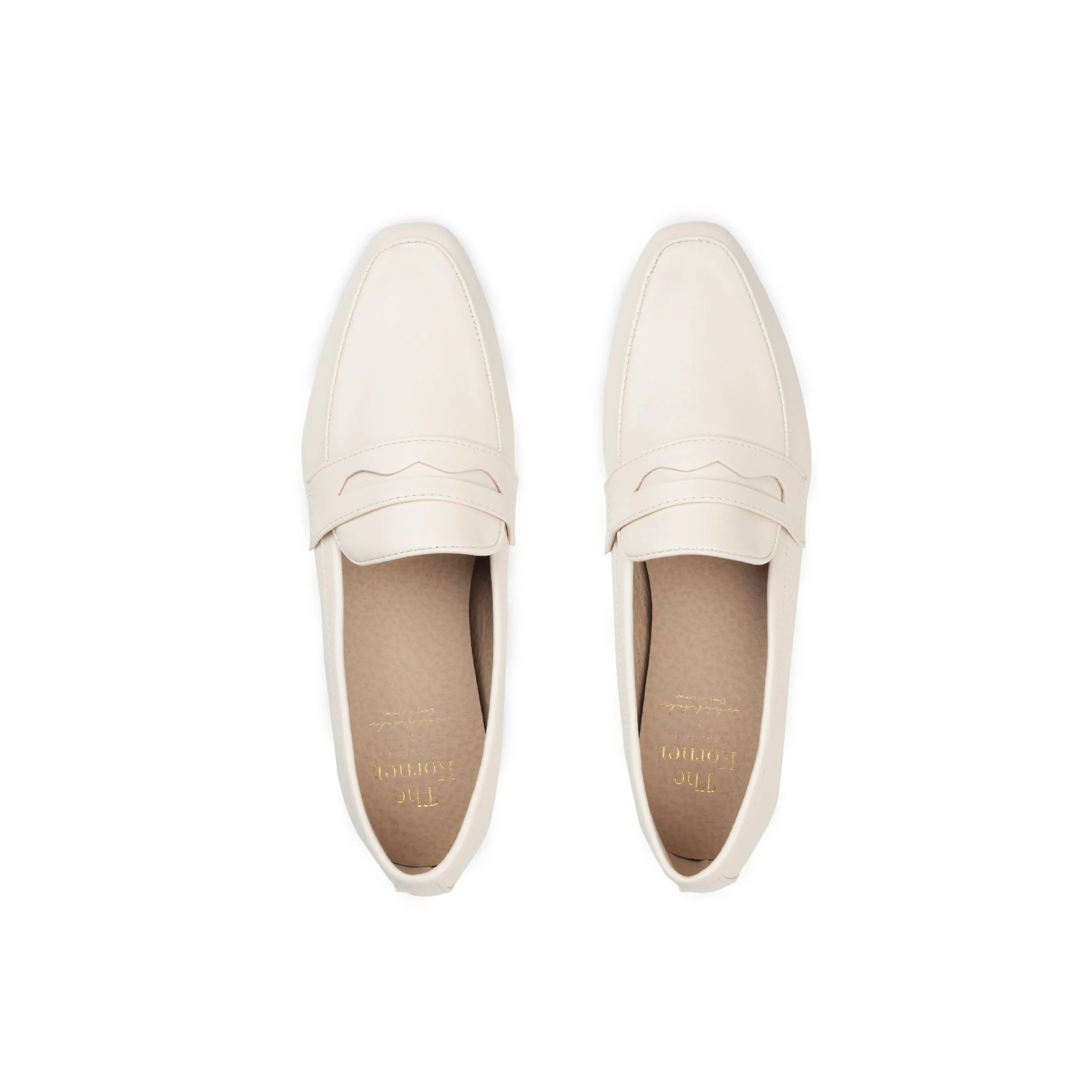 Kenni II Leather Loafers - Creamy White (BEI)