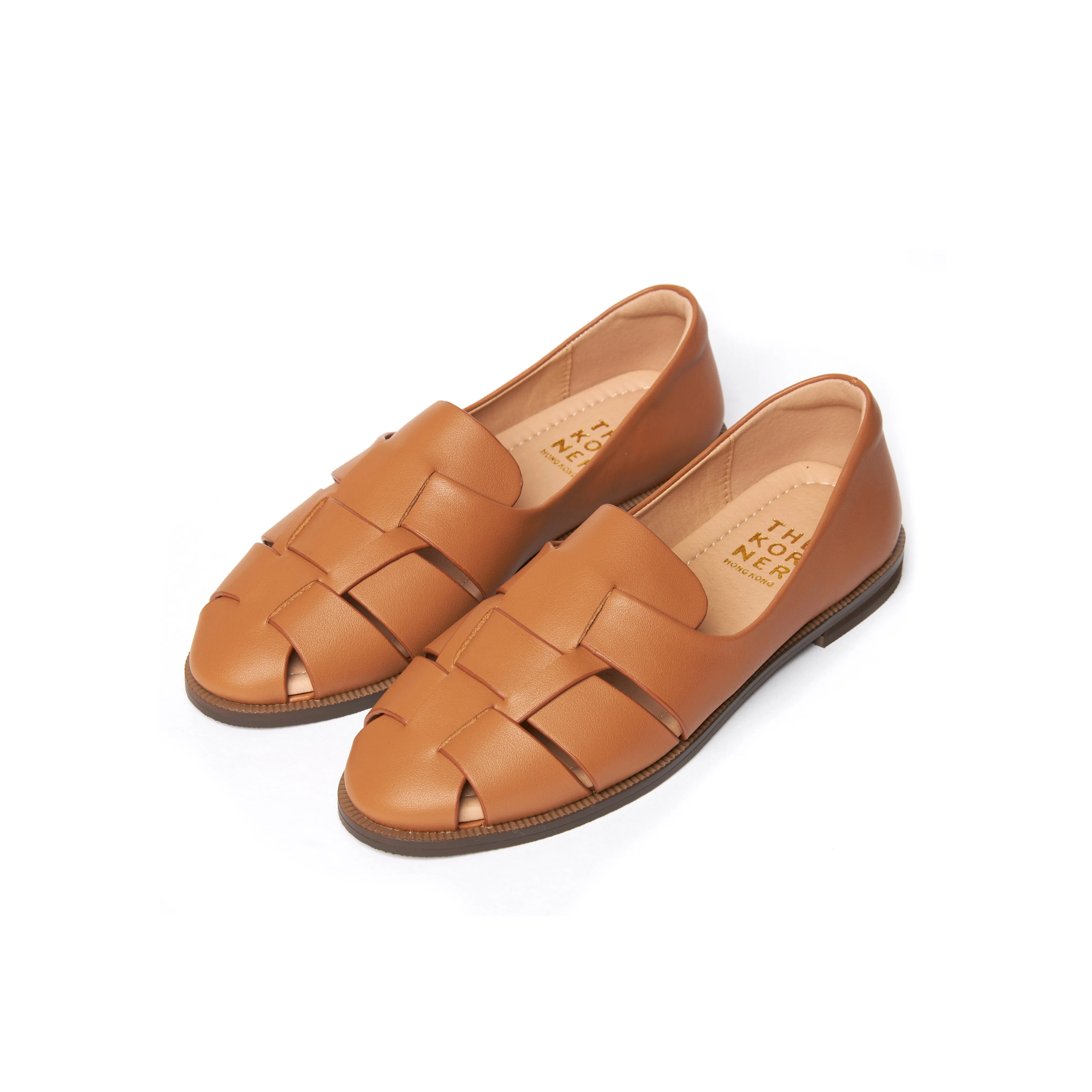 Kris Leather Loafers - Khaki ( KHK )