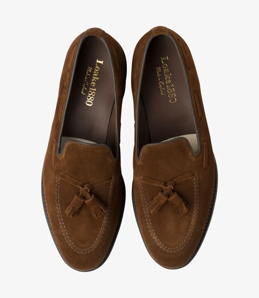 LOAKE - Russell Tasselled Loafers Suede Shoe - Polo