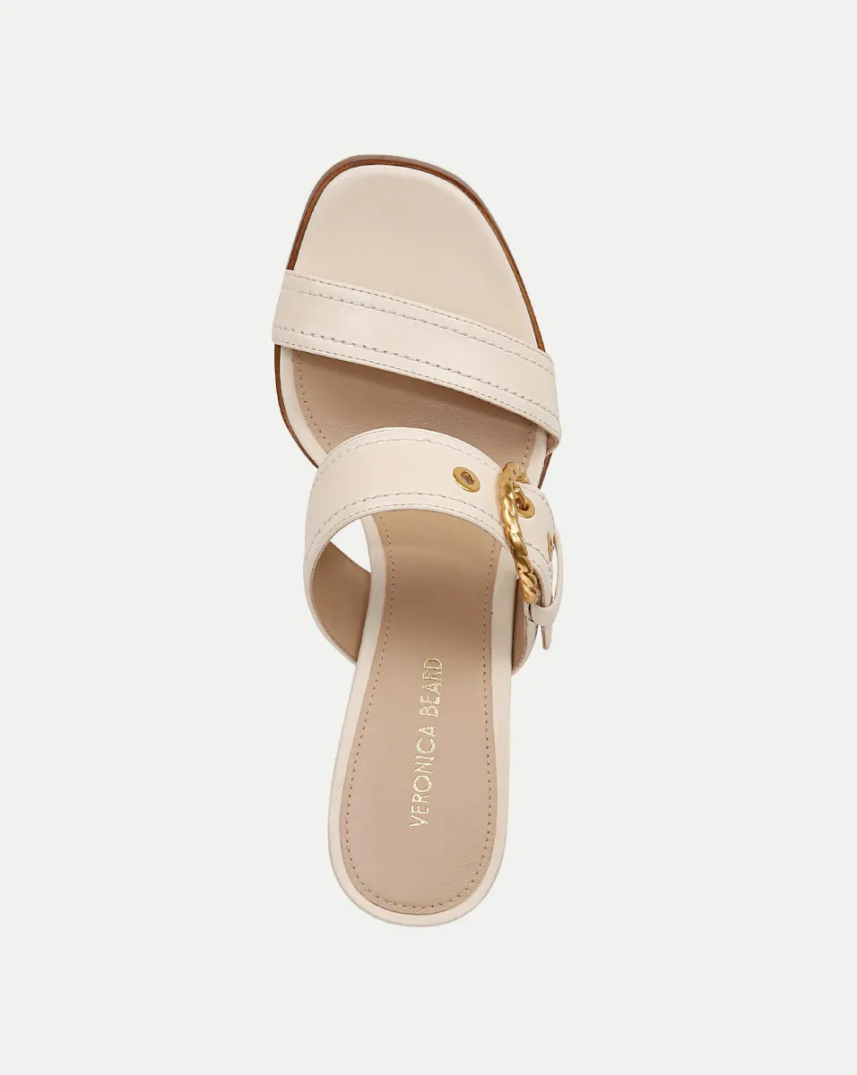 Margaux Leather Buckle Sandal