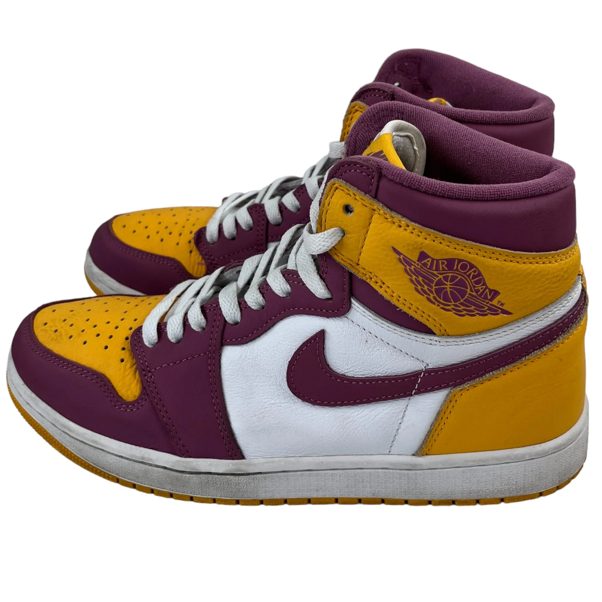 Men's Air Jordan 1 Retro Og Brotherhood High Trainers Purple Size EU 42.5 / UK 8.5