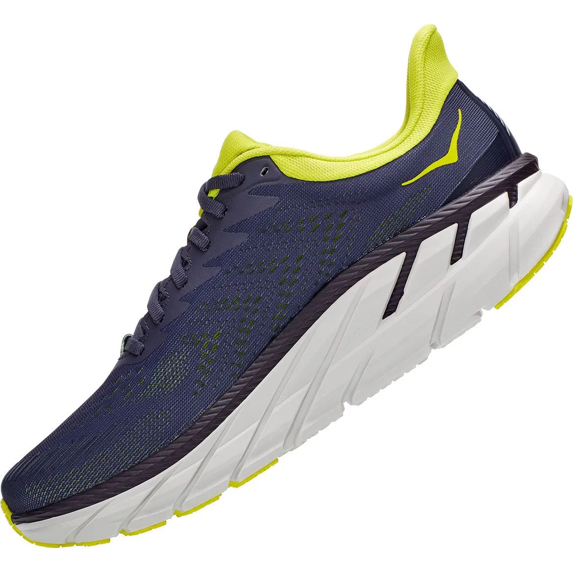 Mens Hoka One One Clifton 7 Performance Running Shoes - Lightweight, Cushioned, and Breathable