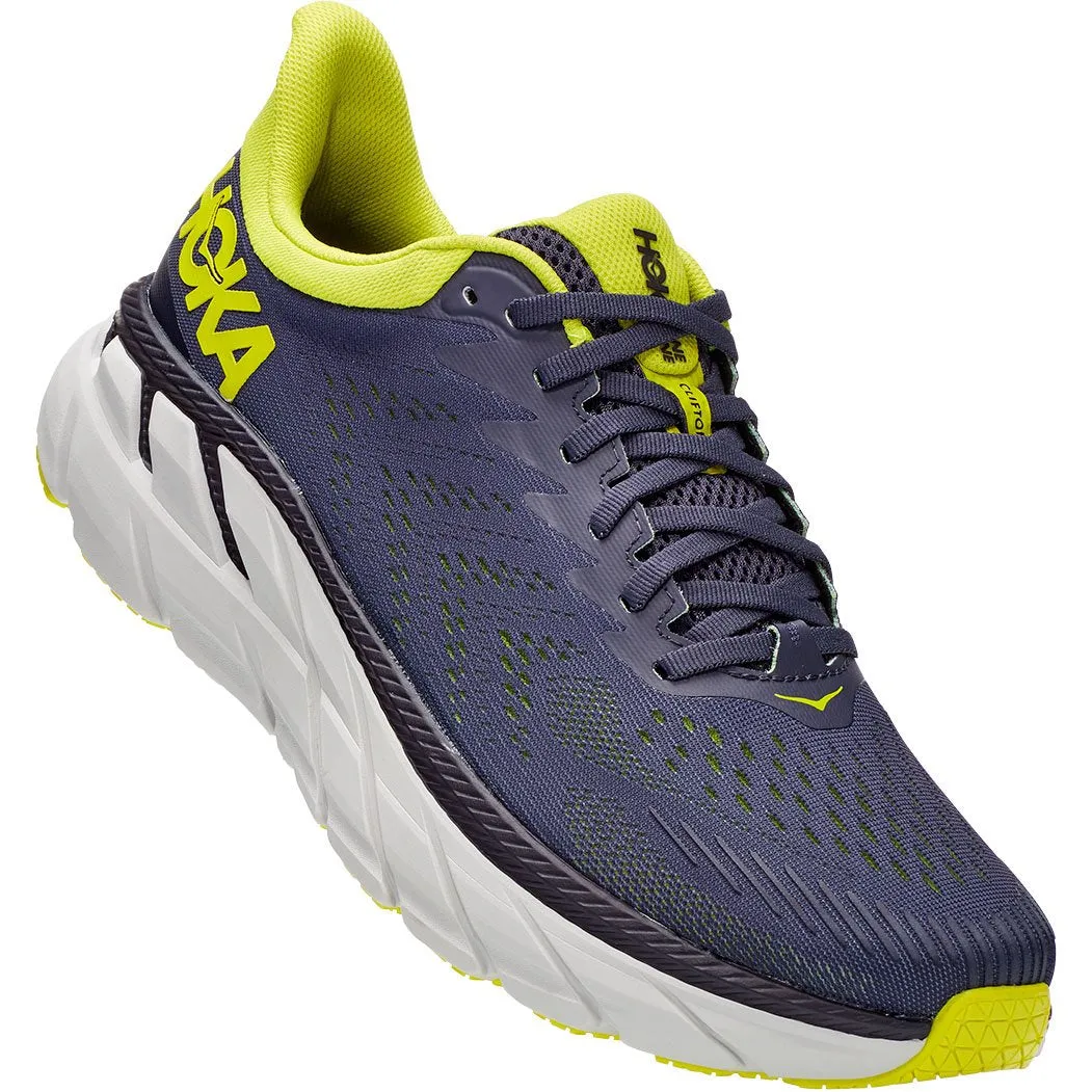 Mens Hoka One One Clifton 7 Performance Running Shoes - Lightweight, Cushioned, and Breathable