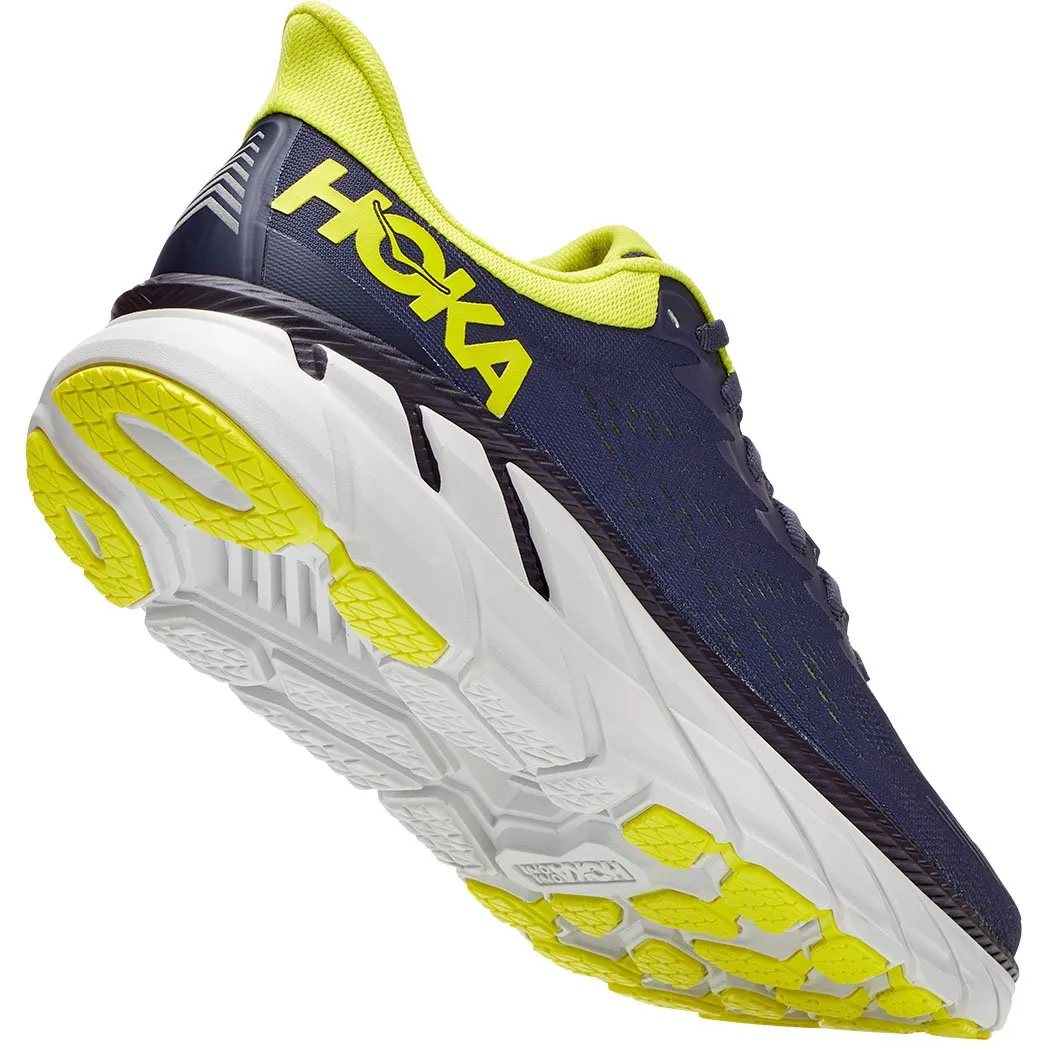 Mens Hoka One One Clifton 7 Performance Running Shoes - Lightweight, Cushioned, and Breathable