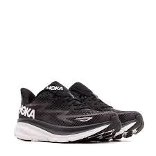 Men's Hoka Clifton 9 (Black/White)