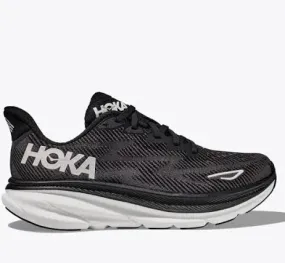 Men's Hoka Clifton 9 (Black/White)