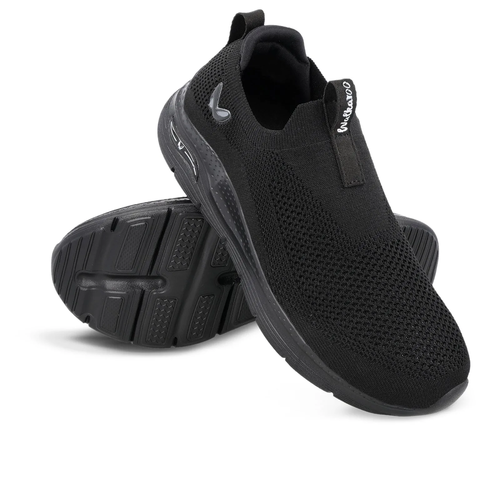 Men's Slip-on Walking Shoe - WS9571 Black Black