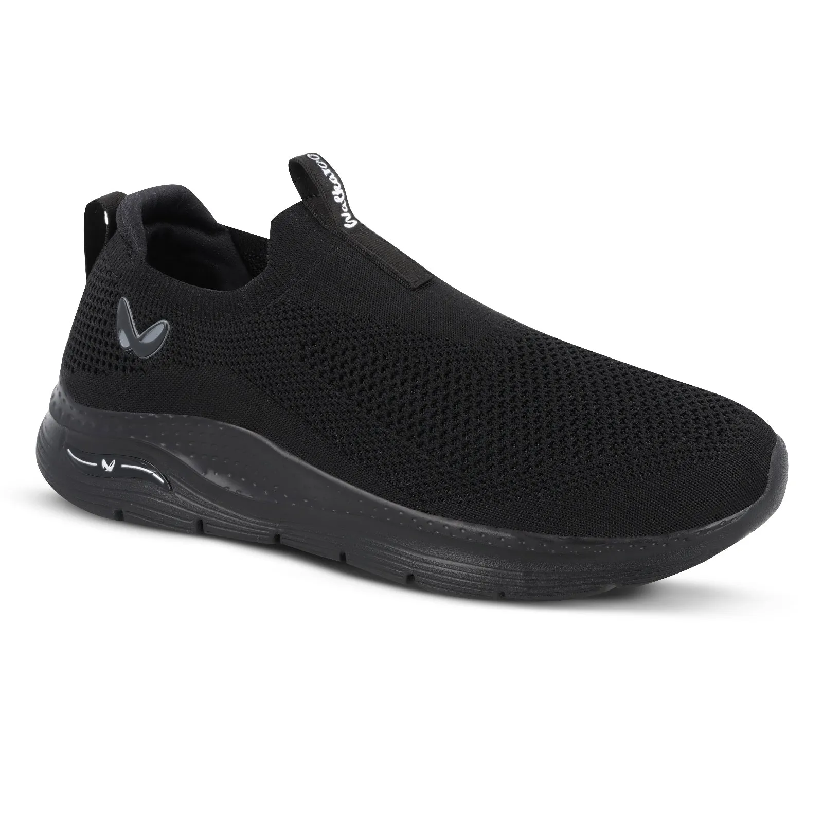 Men's Slip-on Walking Shoe - WS9571 Black Black