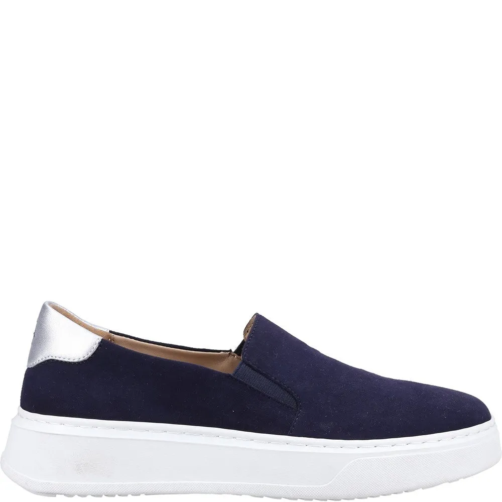 Navy Corinne Slip-On Cupsole Trainers