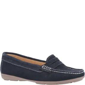 Navy Margot Slip-On Loafers